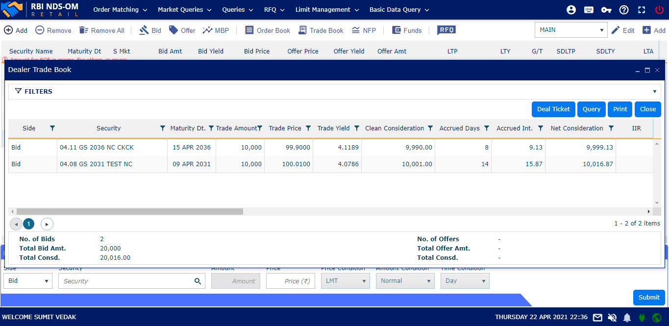 Trade book